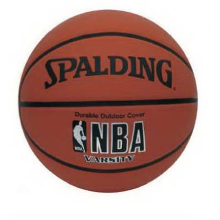 Spalding Spalding Sports 63-307 Full Size NBA Varsity Rubber Basketball 480684